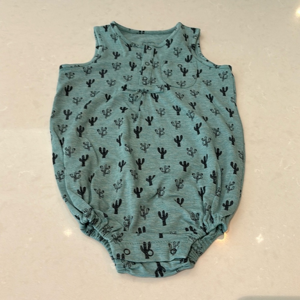 Egg by Susan Lazer cactus bodysuit 9 months